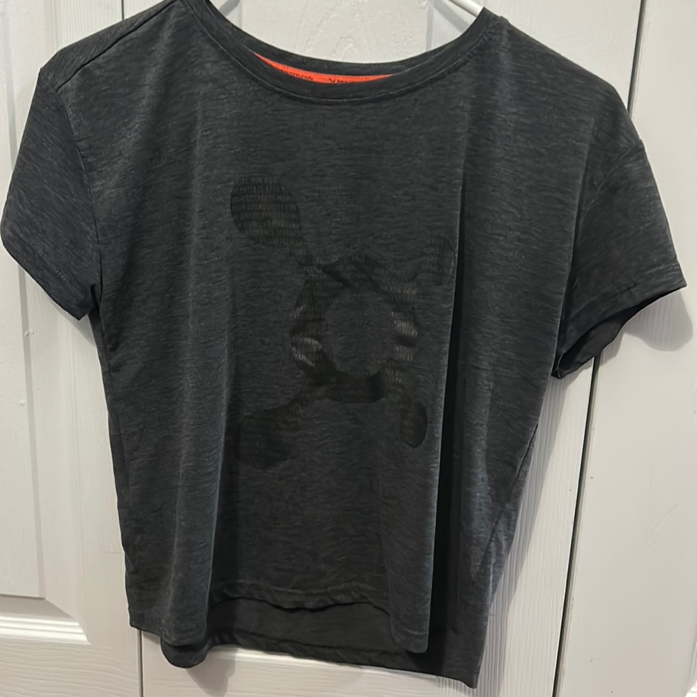 Womens Orangetheory Cropped Splat Shirt